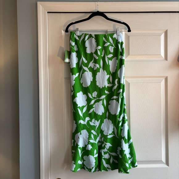 NWT Kate Spade x Target Green Floral Skirt - Picture 4 of 10